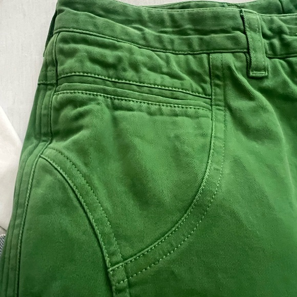 Women's Maus & Hoffman Green Straight Leg Pants - Picture 2 of 7